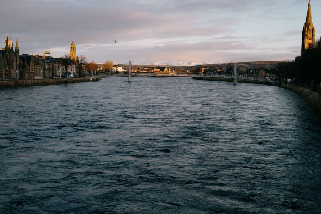 De Ness door het centrum van Inverness