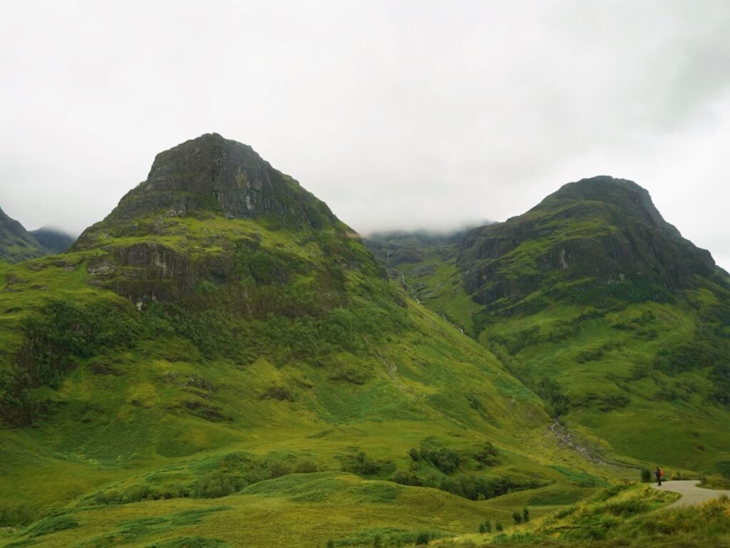 Groene bergen in Glencoe