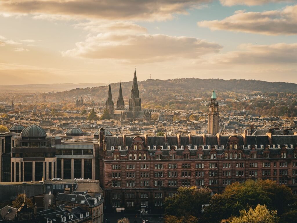 Skyline van Edinburgh
