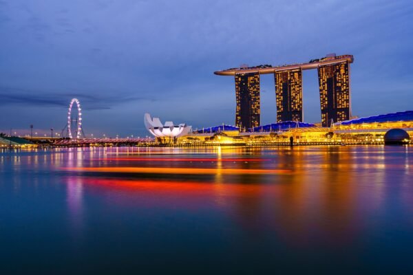 Marina Bay Sands bij avond