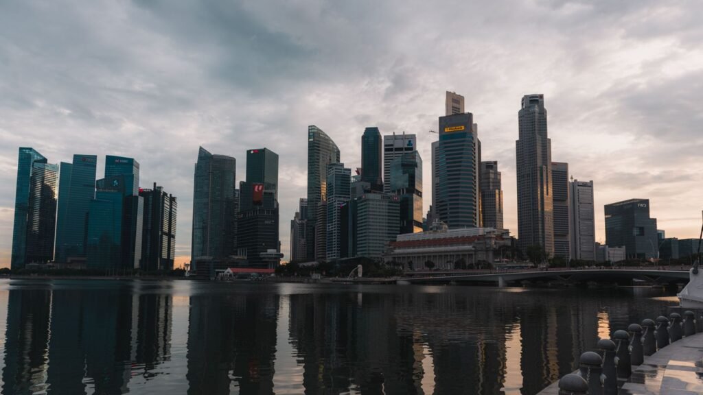 Zakenwijk van Singapore