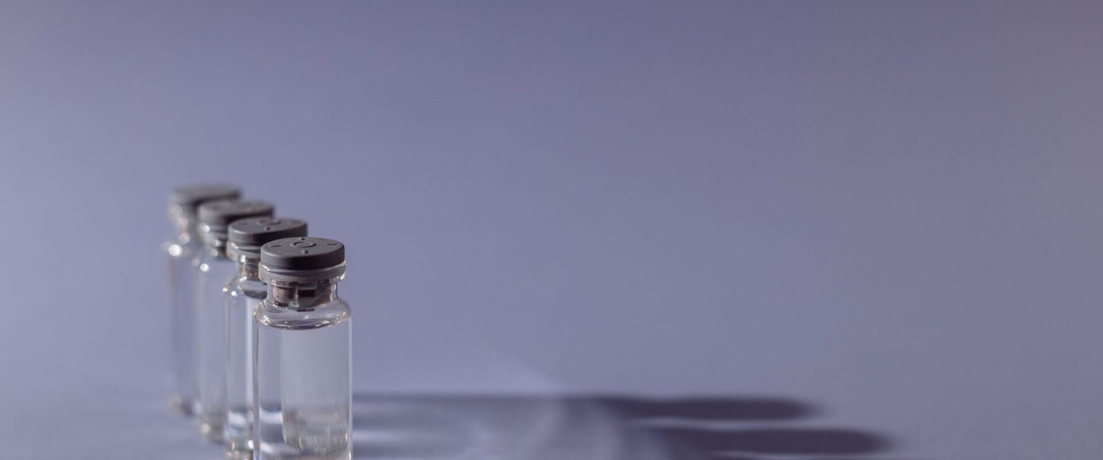 Flesjes met vaccin