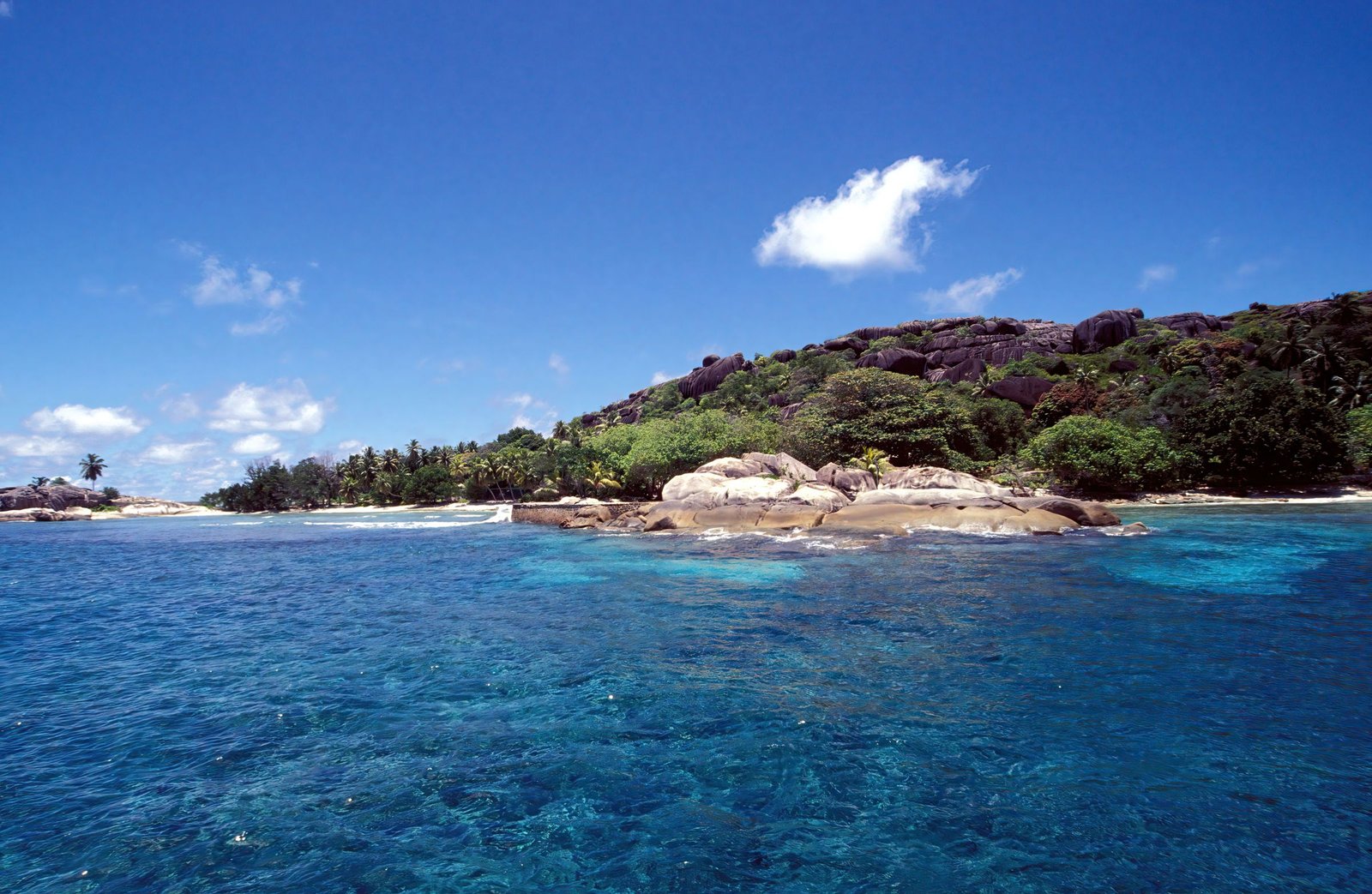 Kust van La Digue