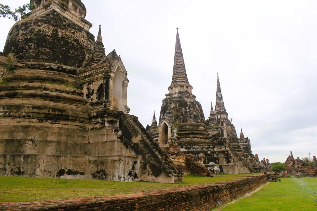 Chedi's van Wat Phra Si Sanphet in Ayutthaya