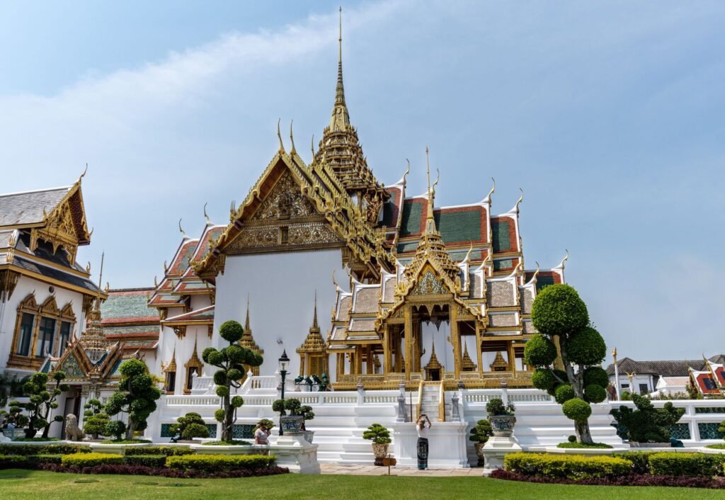 Paleisgebouw op het terrein van het Grand Palace