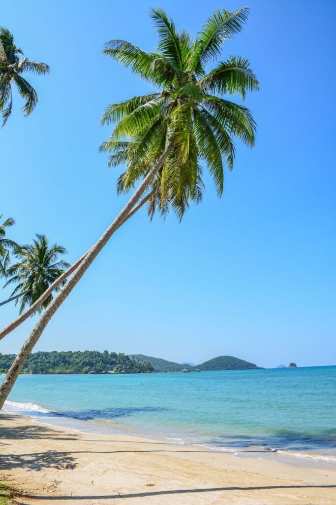 Palmenstrand op Ko Mak, ten zuiden van Koh Chang