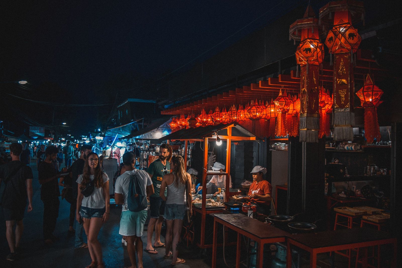 Avondmarkt in Pai