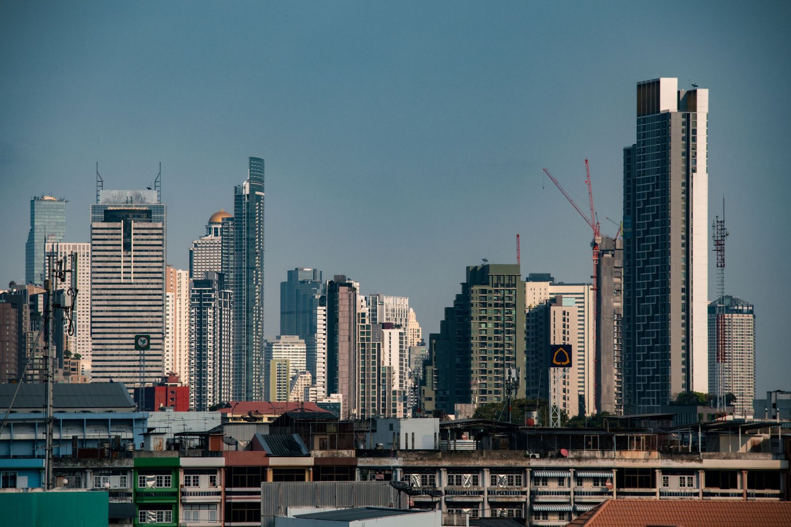 Wolkenkrabbers in Bangkok