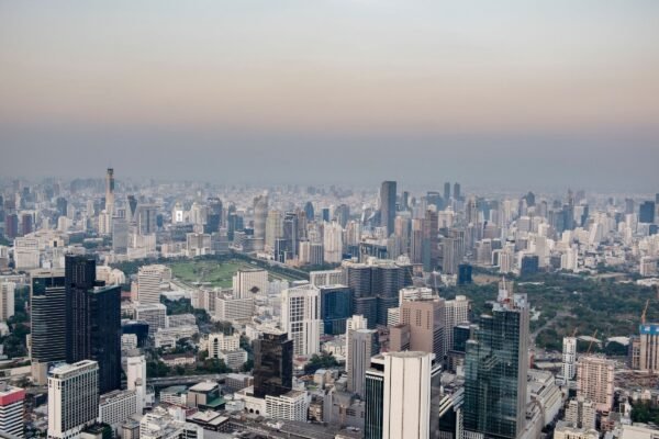 Moderne skyline van Bangkok