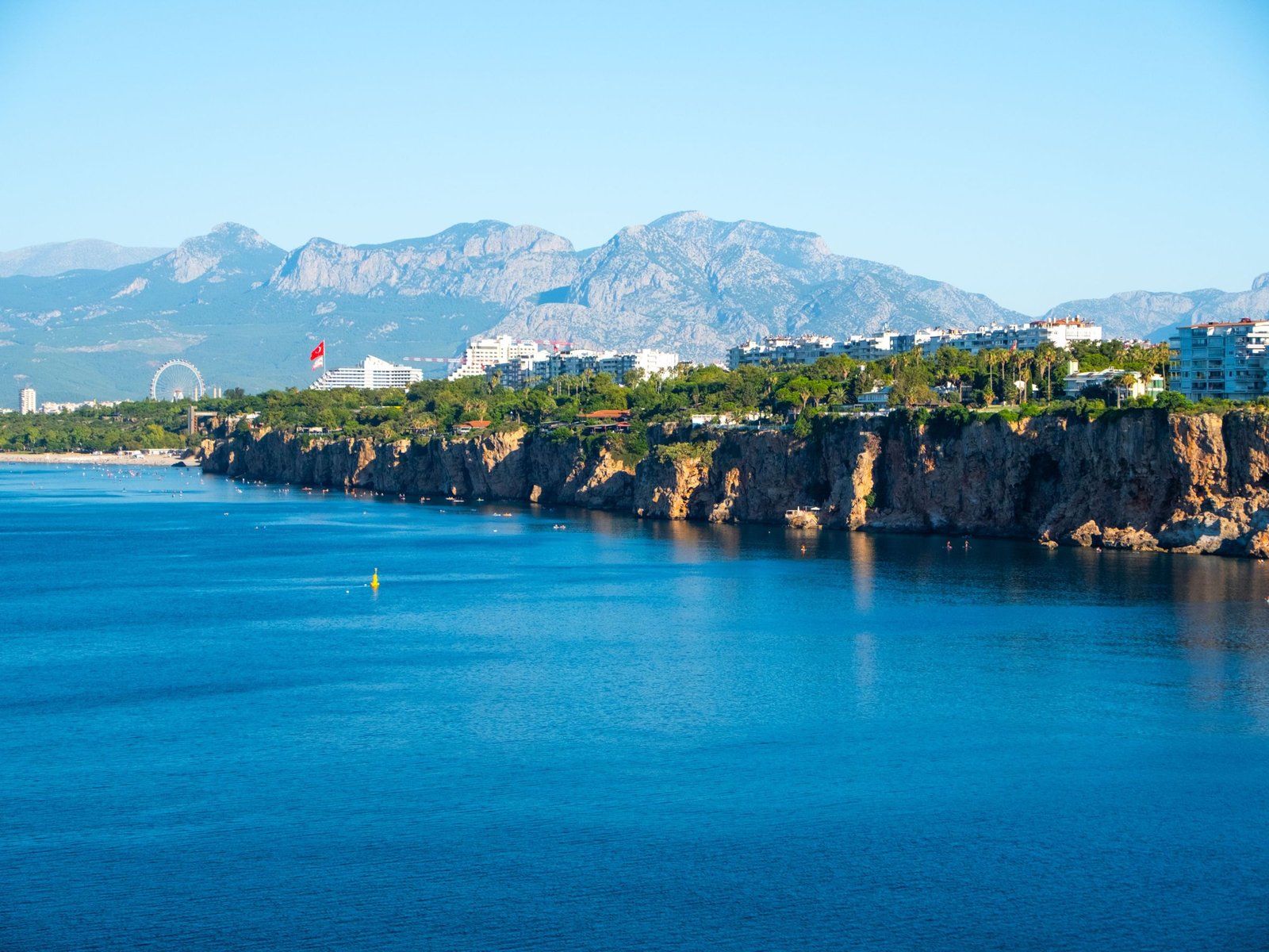 Kliffen bij Antalya