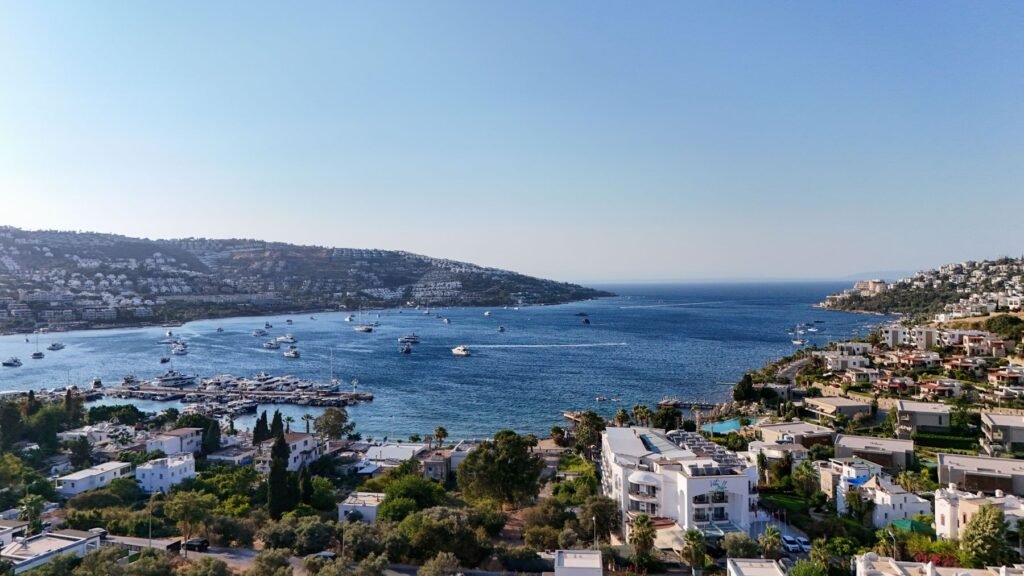 Uitzicht over het schiereiland Bodrum