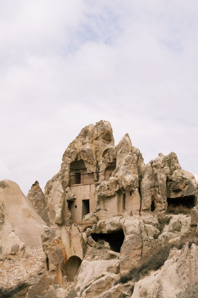 Grotwoning in de rotsen van Cappadocië