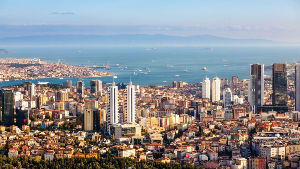 Skyline van Istanbul