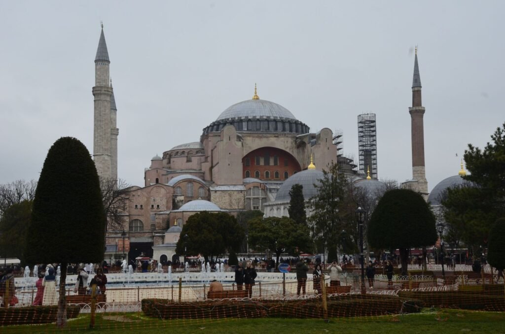 De Hagia Sophia met minaretten