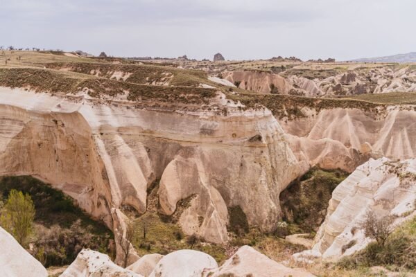 Dal met rotsen in Cappadocië