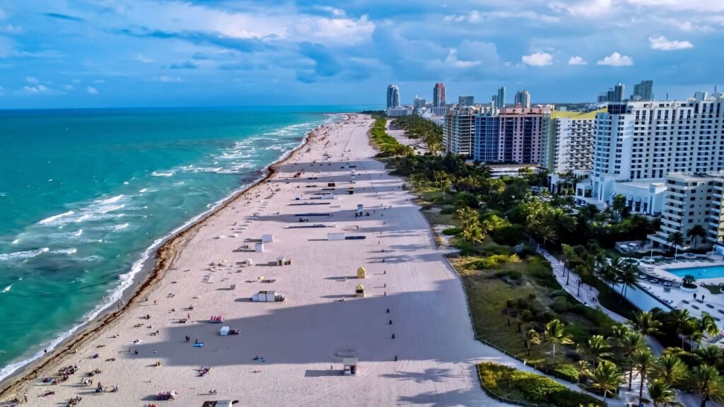 Miami Beach van bovenaf