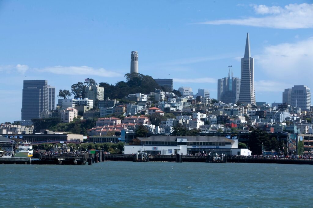 Telegraph Hill met de Coit Tower