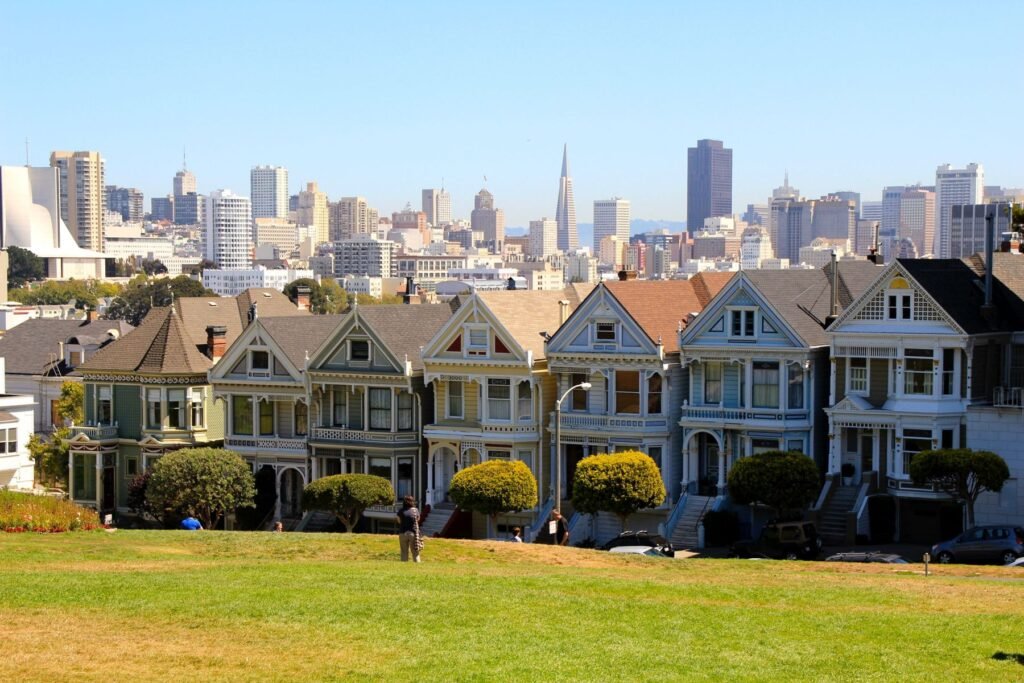 De Painted Ladies bij Alamo Square