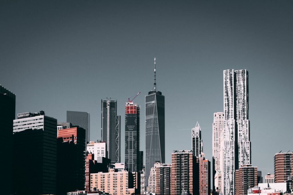 Wolkenkrabbers in New York
