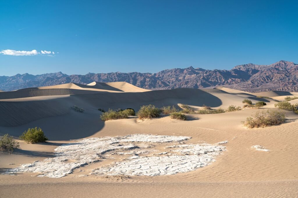 Zandduinen in Death Valley