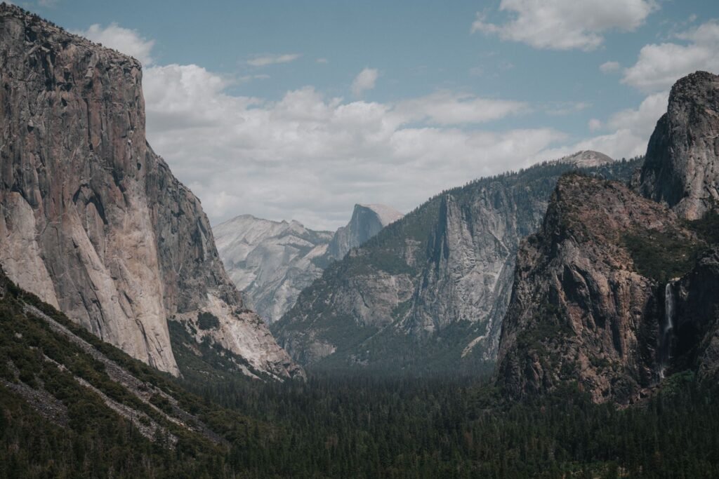Yosemite Valley vanaf Tunnel View