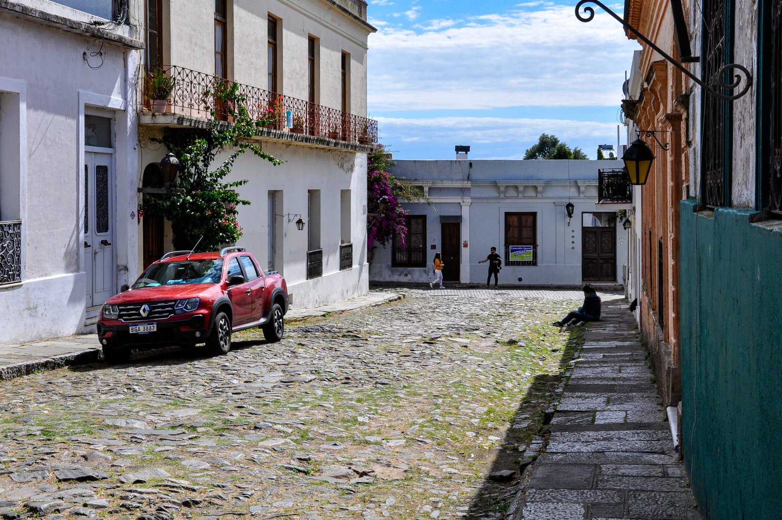 Kasseienstraatje in het historische centrum van Colonia del Sacramento