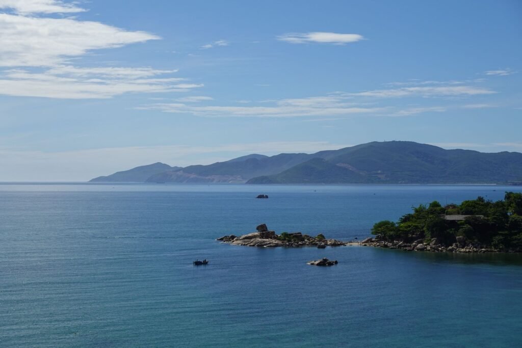 Eilanden in de baai van Nha Trang