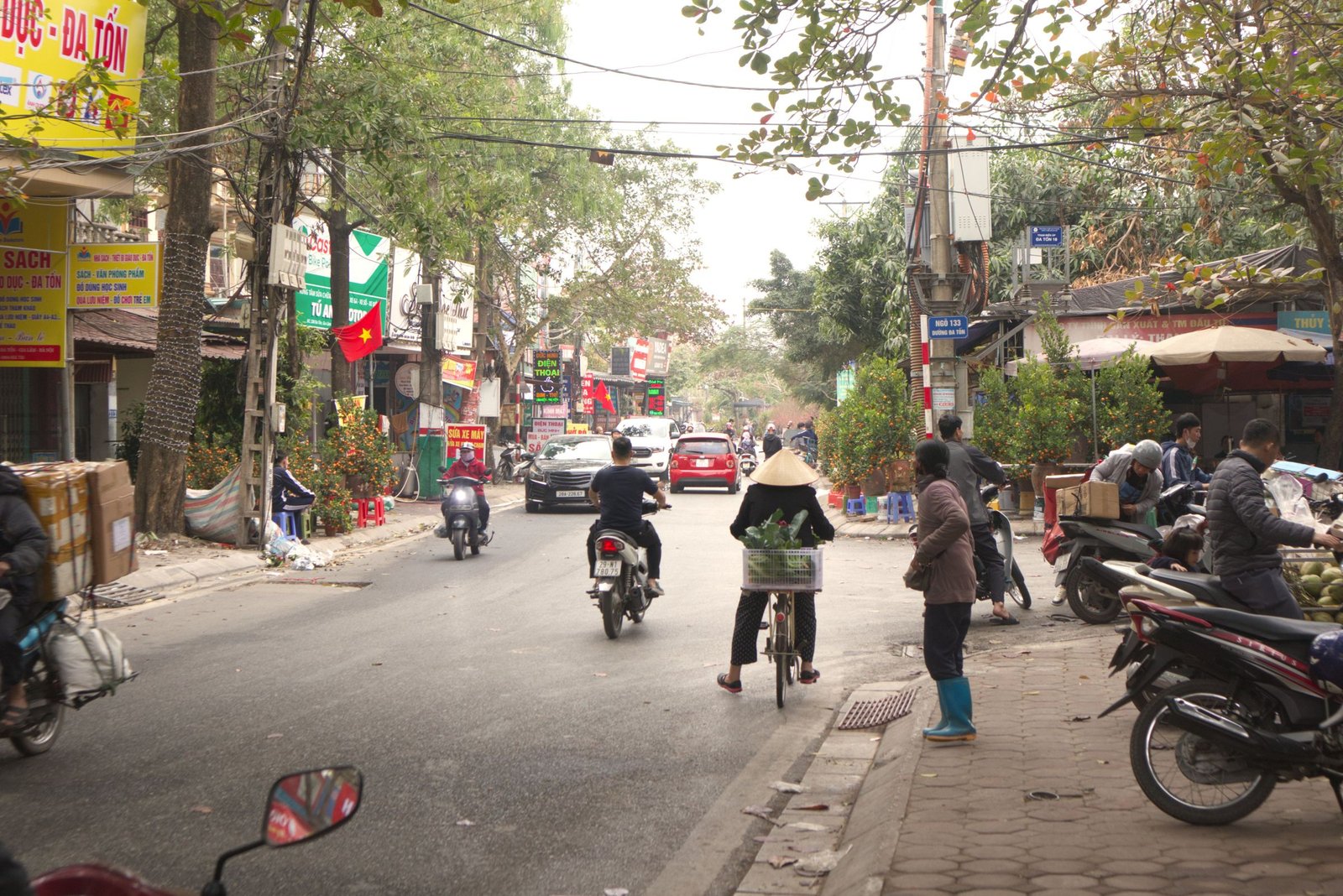 Straat in Hanoi