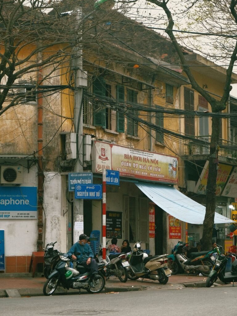 Oud gebouw in Hanoi
